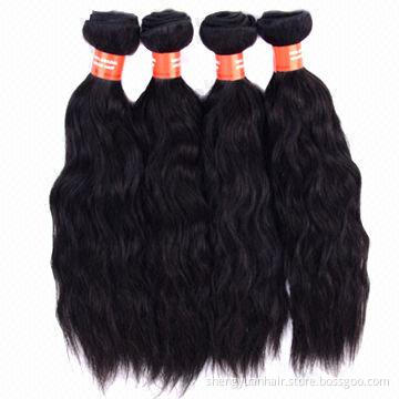 Unprocessed Brazilian Virgin Hair Weaves, Full Cuticle, Various Styles are In-stock